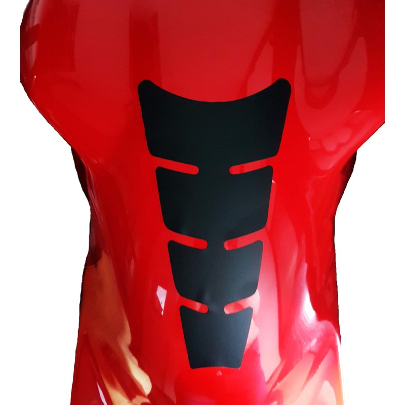 Quattroerre 18191 Tank Protector for Moto Flat Black Embossed