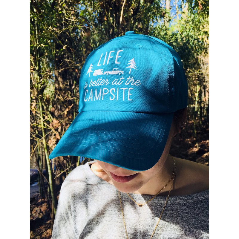 Camco Life Is Better at The Campsite Gorra de béisbol