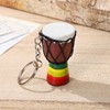 HOLIDYOYO Djembe Pendant Music Lover Drum Keyring Bag Key Chain