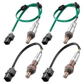 BDFHYK Oxygen Sensor Upstream Downstream O2 Sensor, Compatible with Honda Accord 2010-2011, Odyssey 2011-2013, Pilot 2009-2013, Ridgeline, Crosstour 2012, Accord Crosstour TL, 250-24785 4PCS