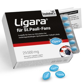 Ligara® for St. Pauli Fan Item Gift Birthday Fans (1x Single Dose) Men's Gifts by Ligakakao.de