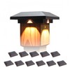 Kemeco Solar Post Cap Lights for 4x4 Posts, 12 Pack