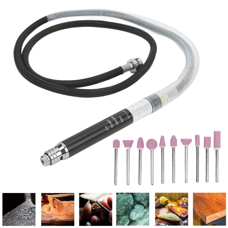 Air Powered Micro Die Grinder Set, Pneumatic Pencil Die Grinder