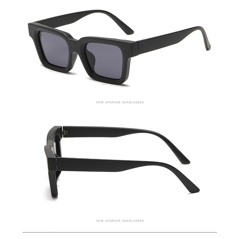 YAMEIZE Vintage Classic Rectangle Sunglasses for Women Men Retro Square