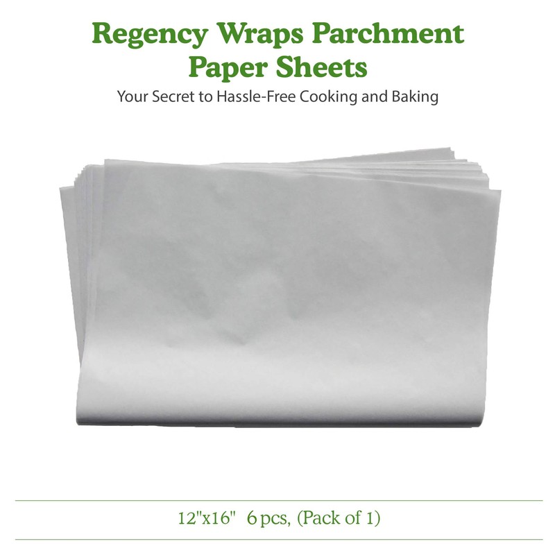 Regency Wraps Parchment Paper Sheets For Non-Stick Cooking and Baking,