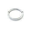 1/16" Coated to 3/32" Diameter, 7x7 Construction, White Vinyl Coated