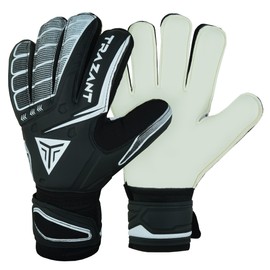 Goalkeeper, Soccer Goalie Gloves with German Latex Palm for Better Grip and Fingersaves for Ultimate Protection of Fingers (Red, 9)