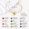 Turandoss 14K Gold Plated Bracelets for Women - Dainty Tie