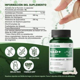 Windboss Nad Capsules 100 Cápsulas Suplemento