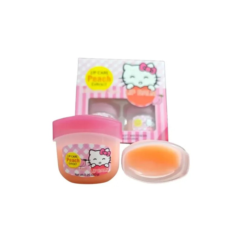 4 Lip Balms Sabor Durazno Hidratante Balsamo Labios