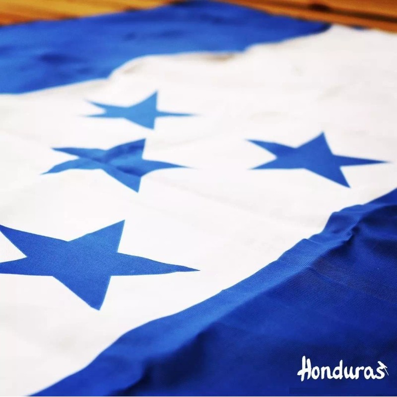 Bandera Pais Honduras 1.5m X 90cm Hondureña Poliester Futbol