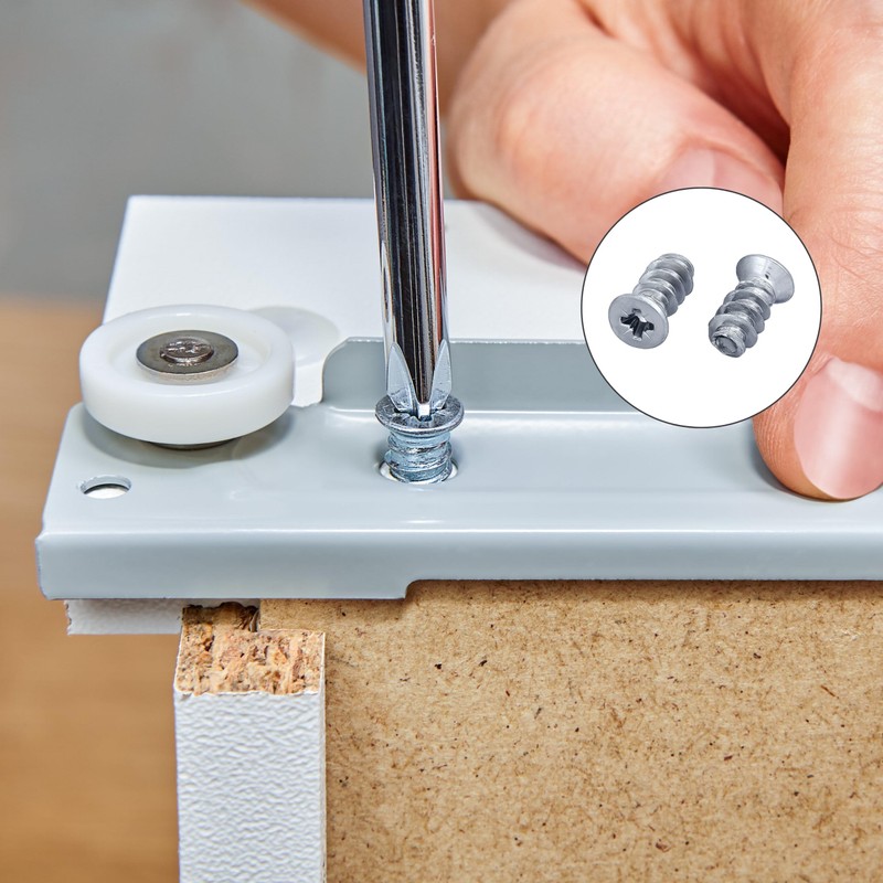 HEXATON Euro Screws with Countersunk Head - 5 x 13