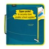 Five Star 2 Inch Zipper Binder, 3 Ring Binder, Expansion