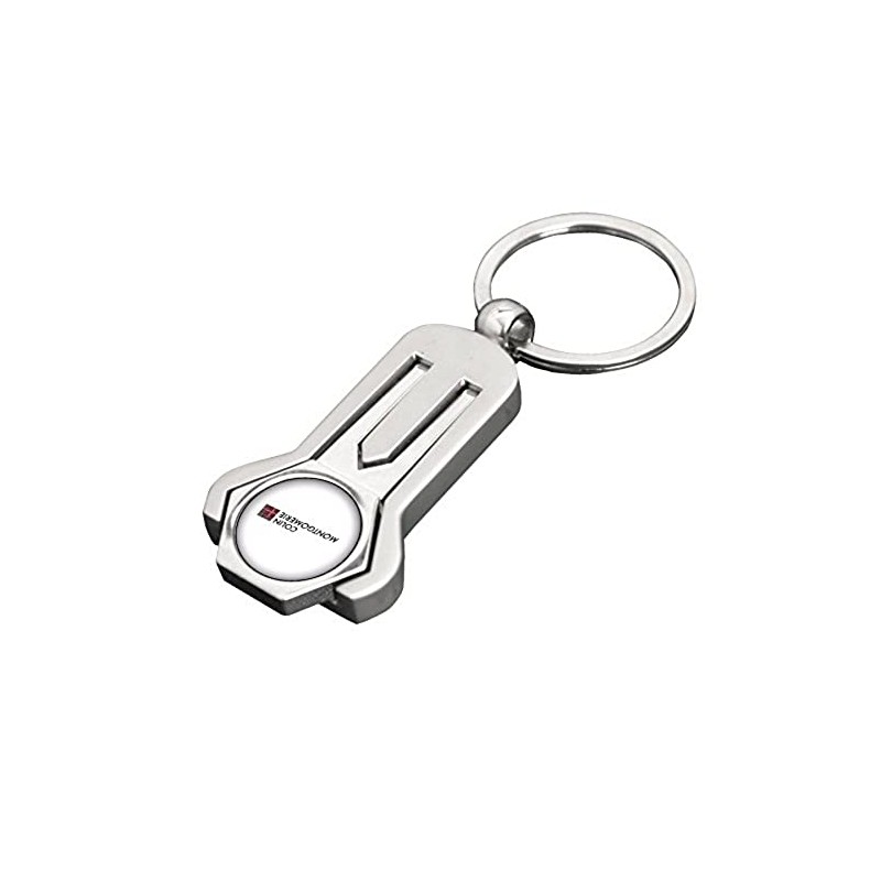 Colin Montgomerie Pitch Fork Key Ring Golf Accessory - Silver