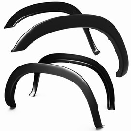 Tyger Auto TG-FF6D4198 for 2002-2008 Dodge Ram 1500; 2003-2009 Ram 2500 3500 (ONLY Fit 6.5' Truck Bed) | Paintable Fine-Textured Matte Black Factory Style Fender Flare Set, 4 Piece