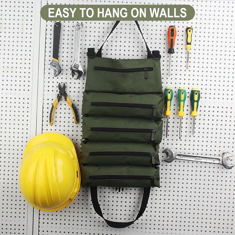Bangbobi Tool Bag Roll Bag, Small & Empty, with 5