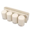 Toothbrush Holder Bathroom Hanging Vanity Tooth Brush Organizer Punch Free