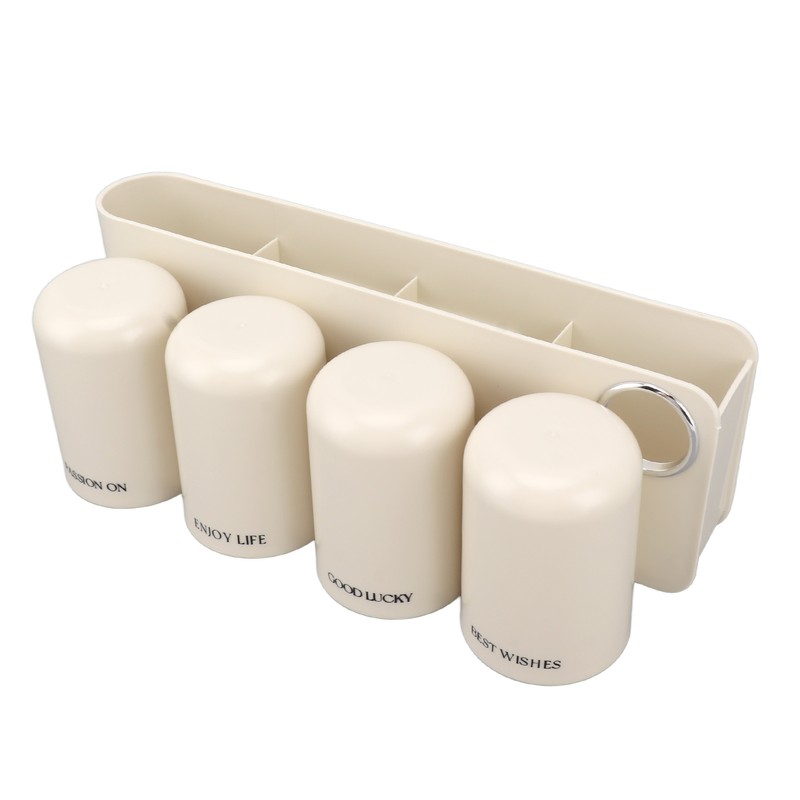 Toothbrush Holder Bathroom Hanging Vanity Tooth Brush Organizer Punch Free
