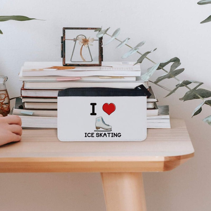 Azeeda 'I Love Ice Skating' Pencil Case (PC00040548)