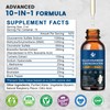JIANKYTZ (2 Pack) Glucosamine Chondroitin MSM Liquid Drops, High Absorption,