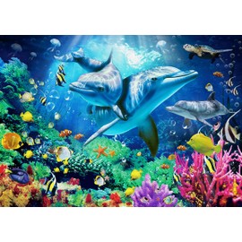 Nattork Jigsaw Puzzles 1000 Pieces for Adults, Families (Sea World) Pieces Fit Together Perfectly