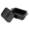 Captain Stag UG-3062 Dutch Oven, Iron Casting, Square Shape, Mini