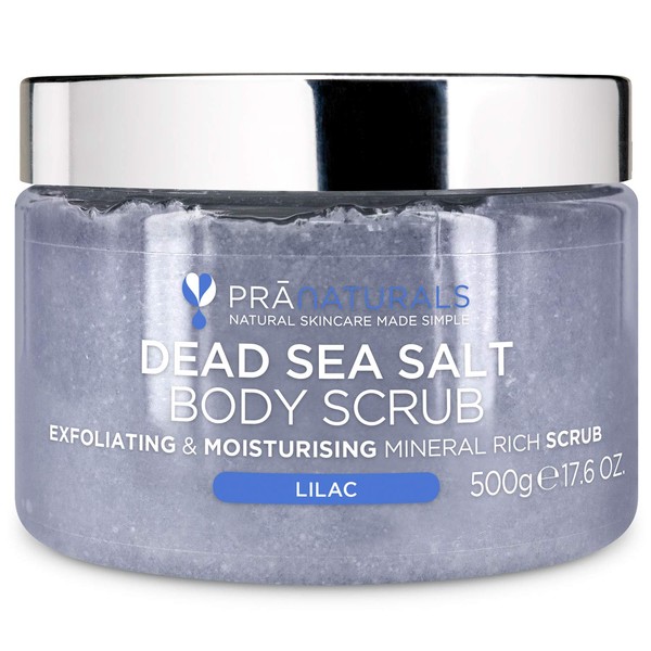 Body Scrub with salt from the Dead Sea & Lilac