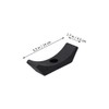 CAXUSD 4Pcs Dumbbell Saddles Durable Plastic Dumbbell Cradles for Replacement