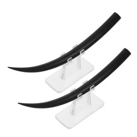 WOONEKY 2pcs Eyelash Display Model for Training Natural Curl False Eyelashes Demonstration Tool for Beauty Schools and Makeup Artists