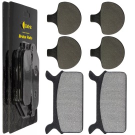 Caltric Front And Rear Brake Pads for Harley Davidson Flhtcu Electra Glide Ultra Classic