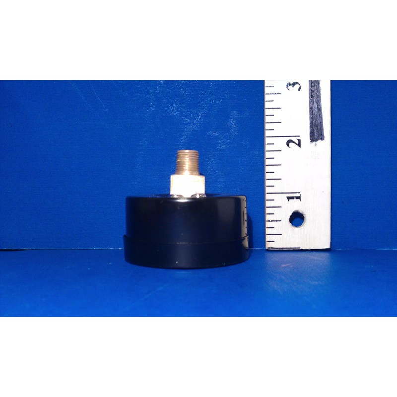 Interstate Air Compressor Pressure Gauge 1/8" Brass NPT Back Mount