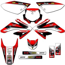 Team Racing Graphics kit compatible with Honda 2004-2010 CRF 80/100, ANALOG