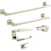 DELTA Pivotal 8 inch Mini Towel Bar, Polished Nickel, Bathroom