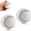 MEOTDEOY Baseball Catchball Soft Baseball White Leather Training Ball Softball
