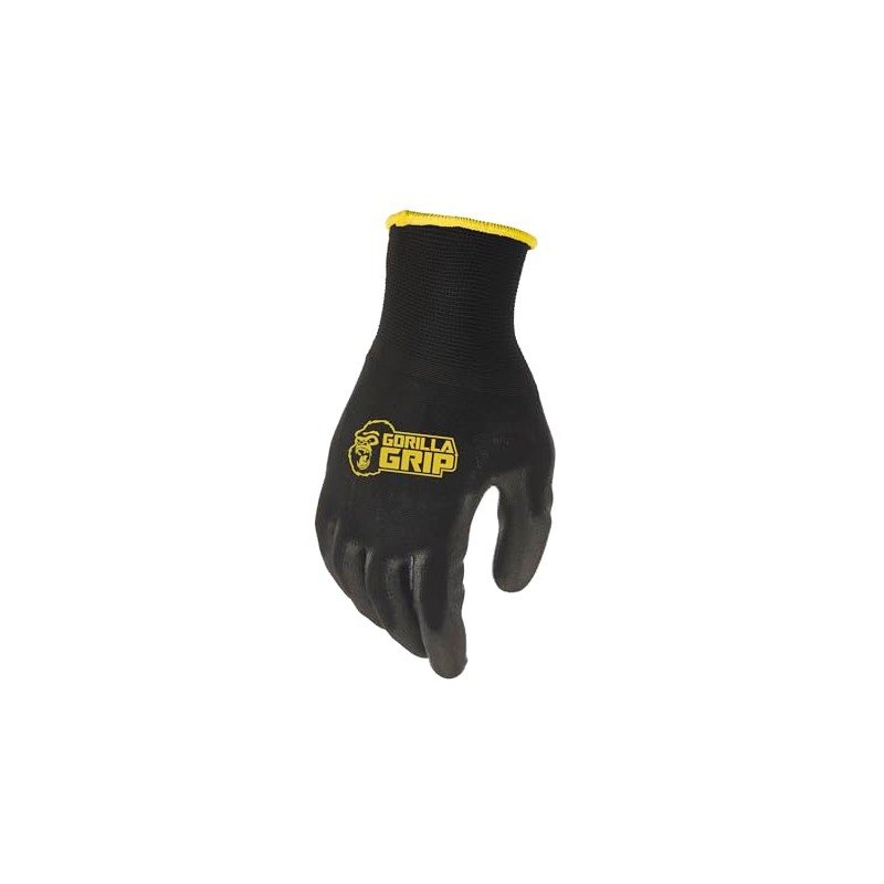 Gorilla Grip Work Gloves, Never Slip Maximum Grip All-Purpose, Gloves