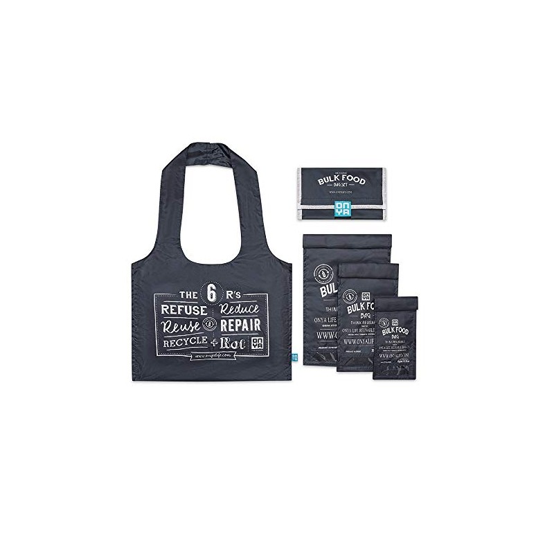 Zero Waste Shopping Set Shopping Kit - Black