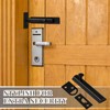 Lothee 4 Pcs Solid Brass Surface Bolt Door Slide Bolt