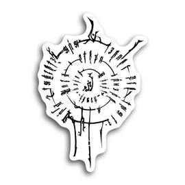 Scar Sticker Bg3 Vinyl Die Cut Sticker for Car Laptop Phone Water Bottle Guitar Helmet Gift Idea Merchandise Decor Decal Stuff (Customize Size)