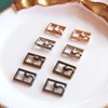 5mm/0.2'' (Inner Diameter) Tiny Rectangle Shape Metal Buckles, Doll Mini