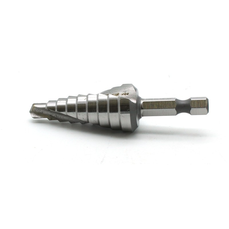 TEMO M35 Cobalt Spiral Flute Type Step Drill, 9 Size