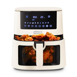 DASH 7qt Clear View Digital Air Fryer - Cream