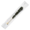 Black Rock Candy Sugar Sticks - Black Cherry Flavored -