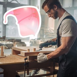 Full Face Shield | High-Definition Safety Face Shield | Lightweight Facial Cover Anti Scratch Eye Protection for Men, Women & Cooking