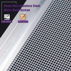 Mxclimate 5" Gutter Guard, 48FT Stainless Steel Micro-Mesh Gutter Cover