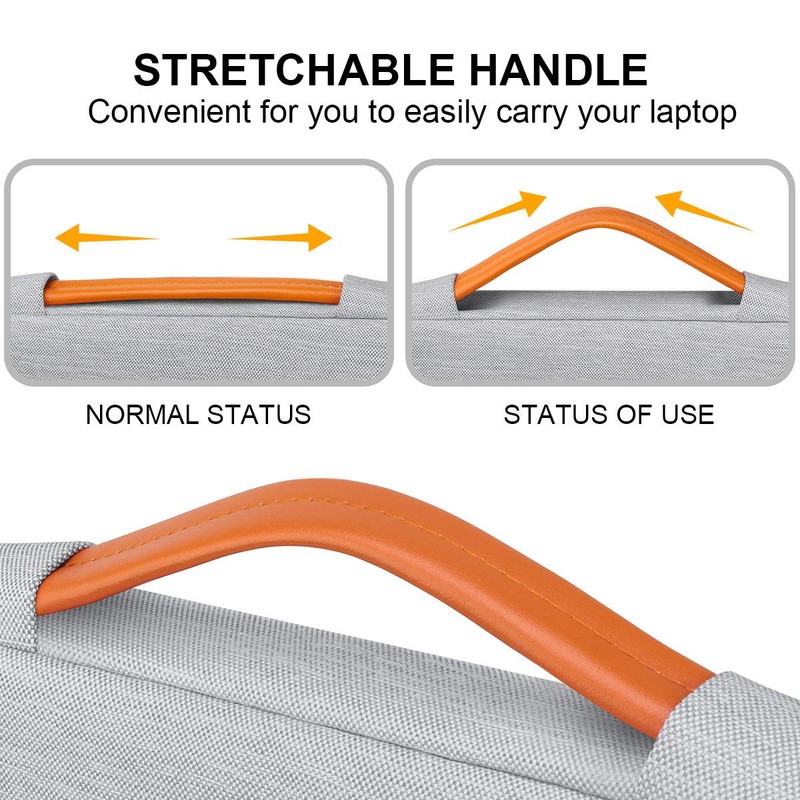 Lacdo 360° Protective Laptop Sleeve Case for 15 inch New
