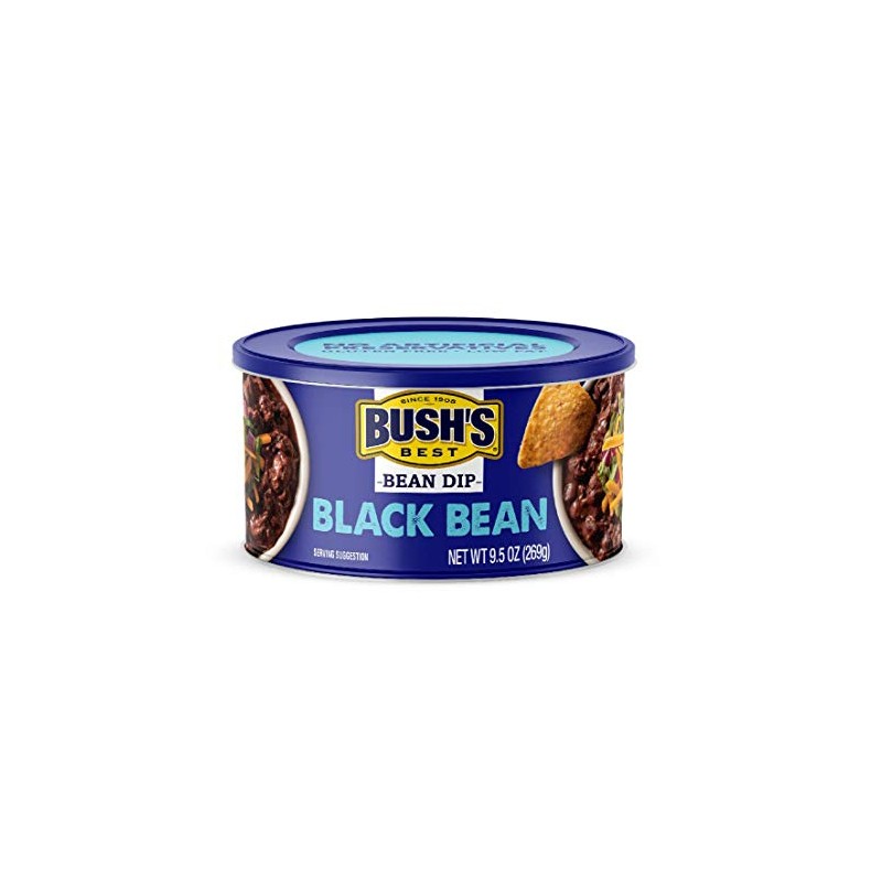 Bush’s Best Black Bean Dip, 9.5 Ounce (Pack of 12)