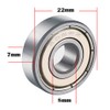 CESFONJER 16 pcs Mini Metal Ball Bearings | 608ZZ Ball