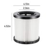 DCV5801H Hepa Replacement Filter Compatible with DeWalt DCV580 DCV581H Wet