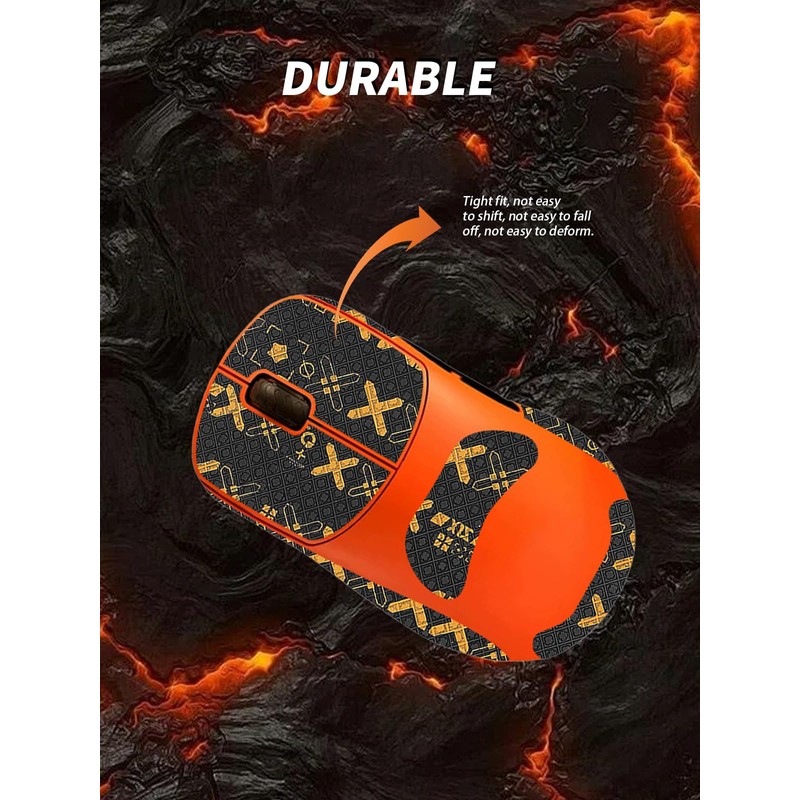 Mouse Grip Tape Compatible with Fnatic x Lamzu THORN, Anti-slip