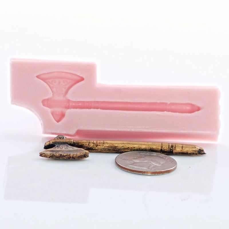 Unbranded Silicone Mold Knights Ax Mold Candy Fondant Resin Metal